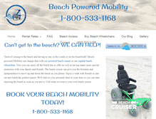 Tablet Screenshot of beachpoweredmobility.com